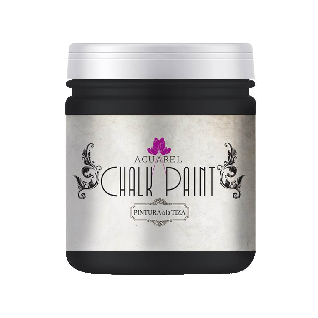  PINTURA A LA TIZA ACUAREL POTE 200  GRAMOS GRIS