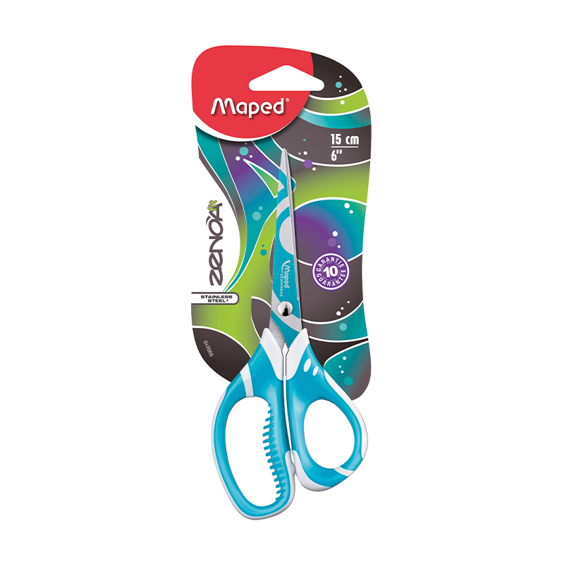  TIJERA MAPED 15CM ZENOA FIT BLISTER X1