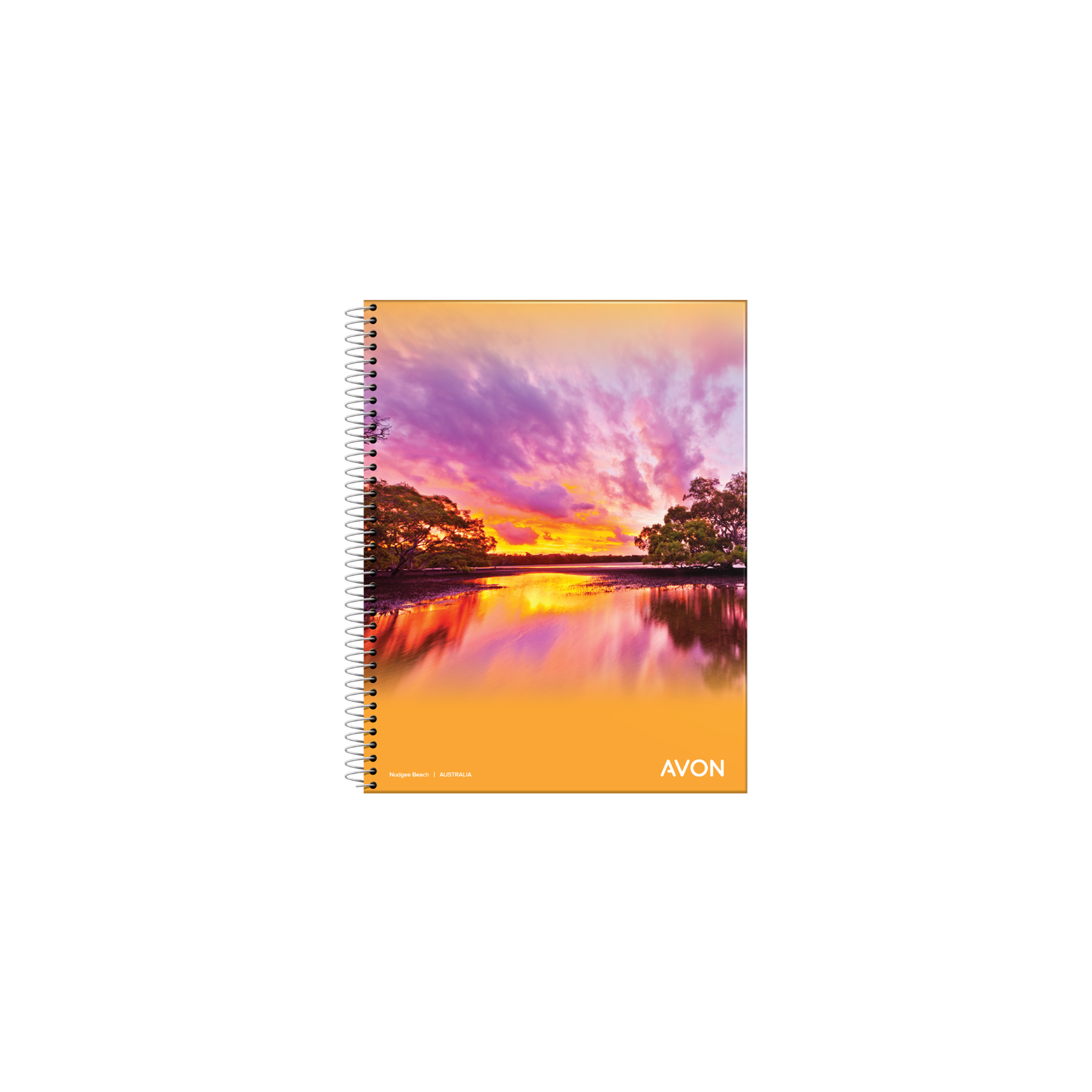  CUADERNO AVON 16X21 TAPA FLEXIBLE  ESPIRAL 46 HOJAS CUADRICULADO