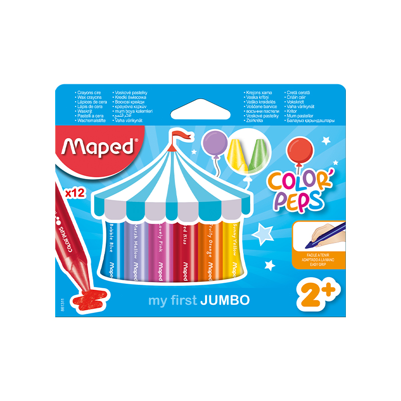  CRAYON MAPED MAXI X12 COLORES