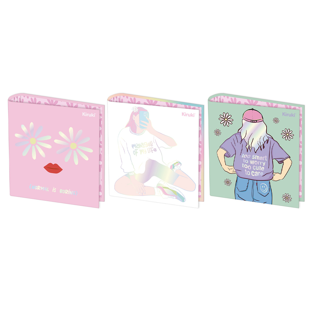  CARPETA ESCOLAR KIRUKI 3X40 FASHIONGIRL