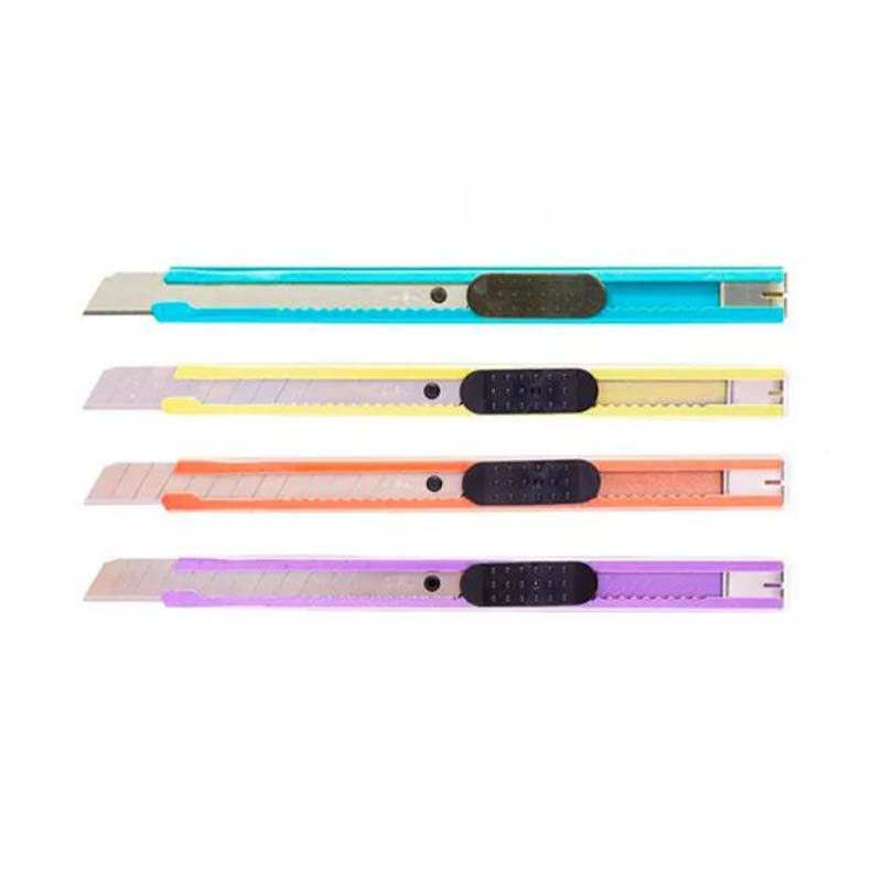  CUTTER DELI VIVID METALICO COLOR CLIPCAJA X24