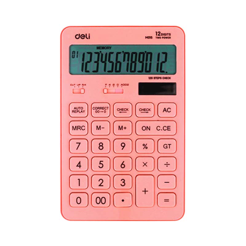  CALCULADORA DELI NEW TOUCH 175X108X15ROSA