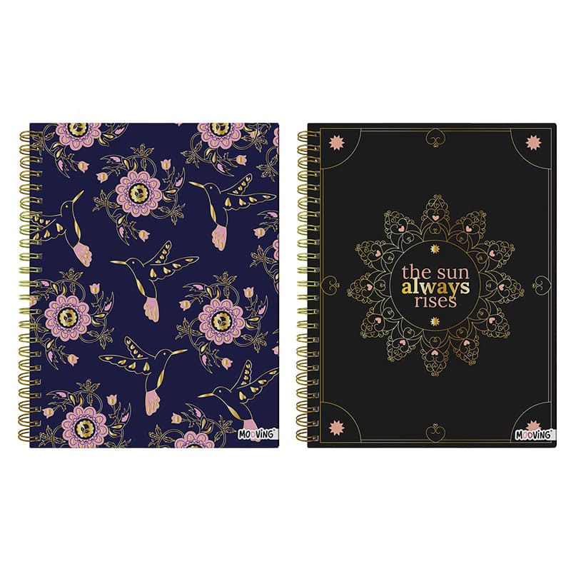  CUADERNO MOOVING A4 TAPA DURA 96H BOHO;
RAYADO