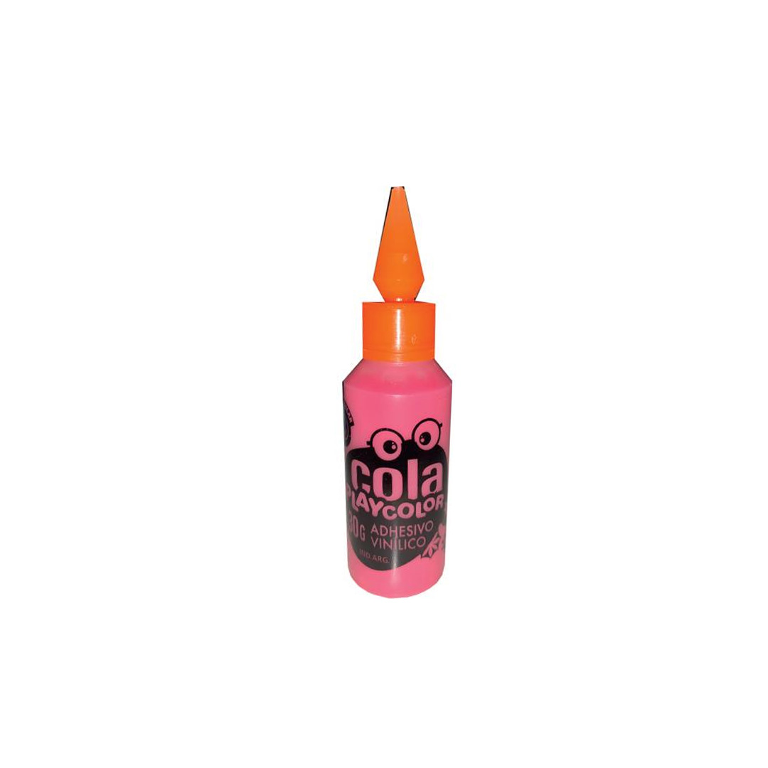  ADHESIVO COLOR PLAYCOLOR 30GR ROSA X48