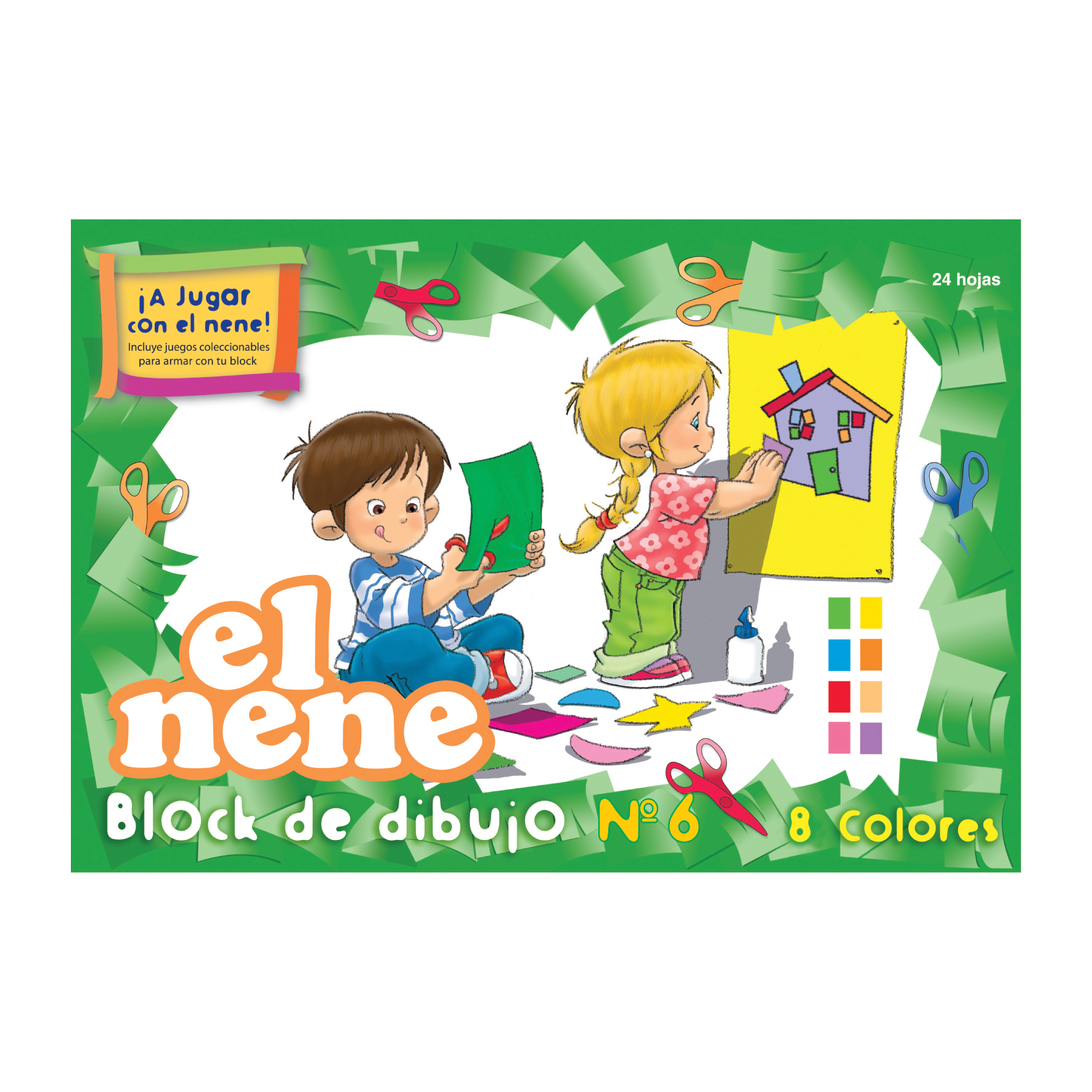  BLOCK N6 EL NENE X 24 HOJAS COLOR