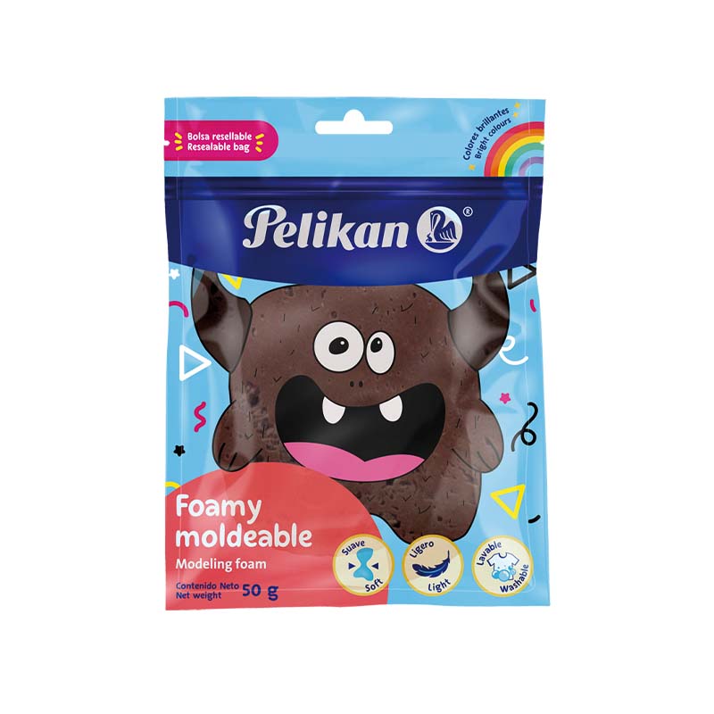  MASA MODELAR PELIKAN FOAMY 50GR CAFÉ