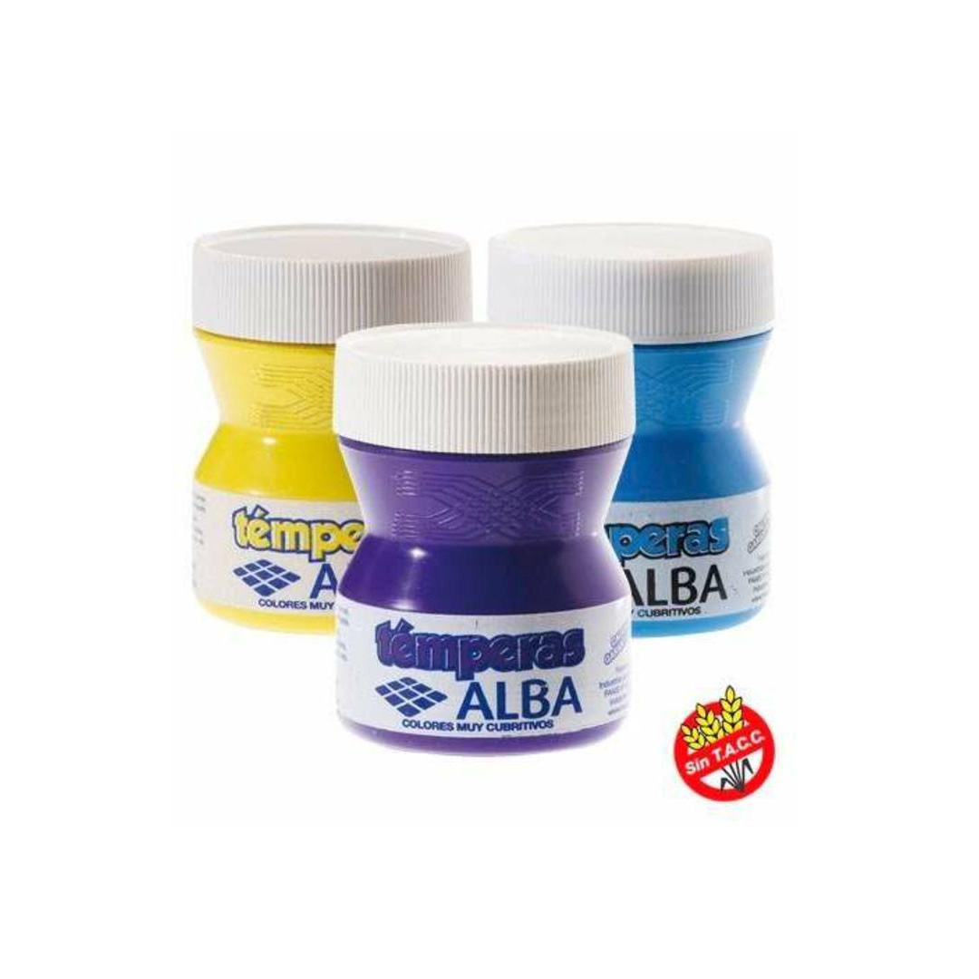  TEMPERA ALBA ESCOLAR 200ML VERDE FLUO