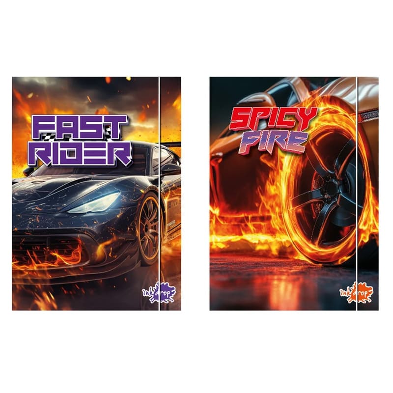  CARPETA 3 SOLAPAS OFICIO INKDROP  AUTOFIRE