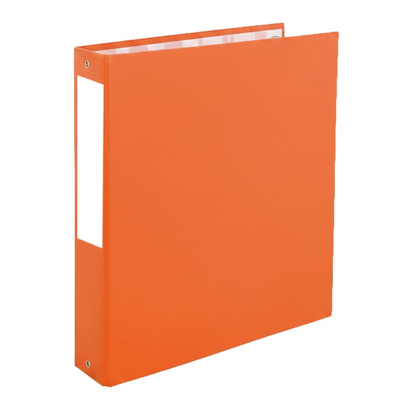  CARPETA ESCOLAR THE PEL 3X40 PVC  NARANJA CON ETIQUETA LOMO