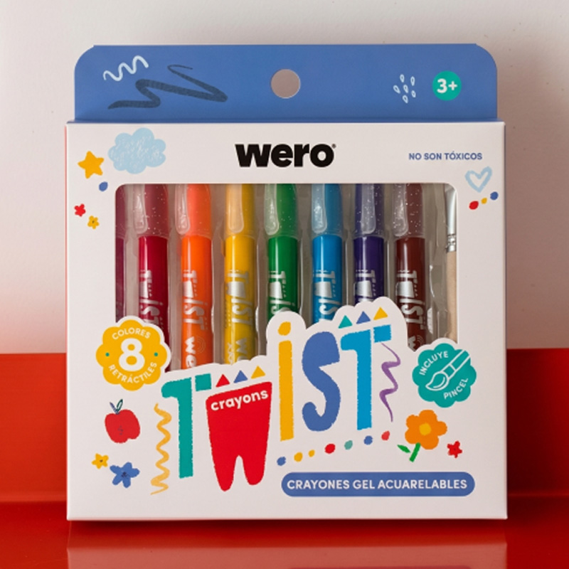  CRAYON WERO TWIST GEL X8