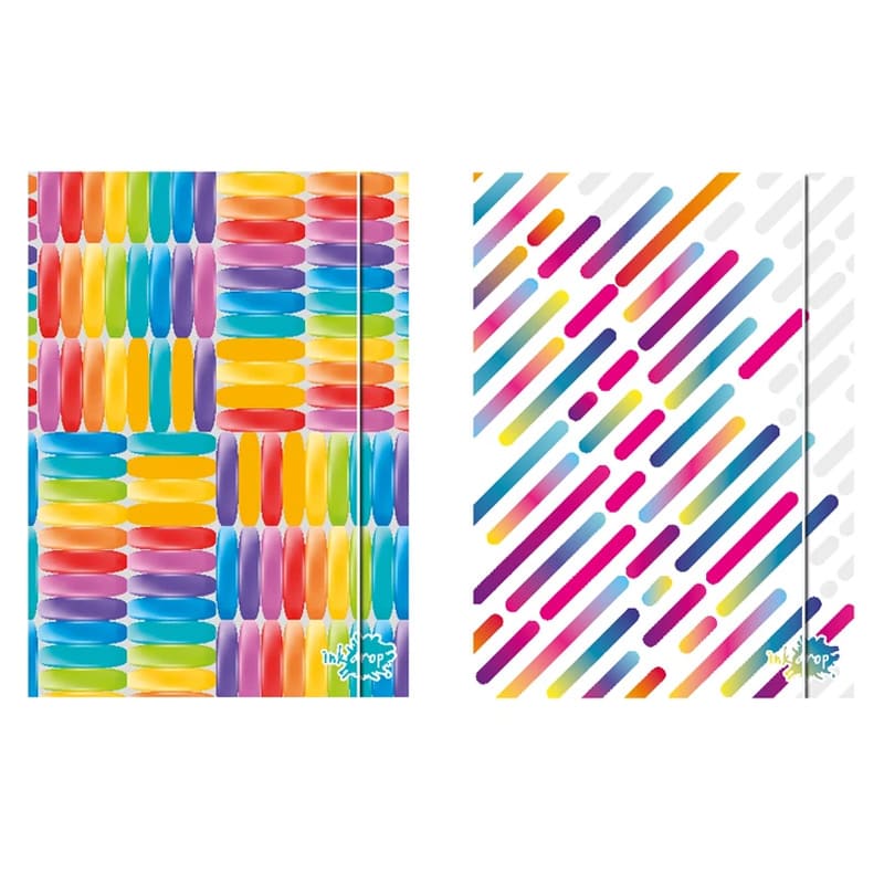  CARPETA 3 SOLAPAS OFICIO INKDROP  CROMATIC