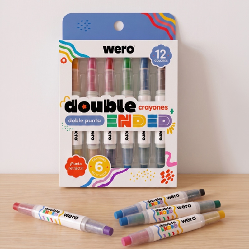  CRAYON WERO DOBLE PUNTA X12