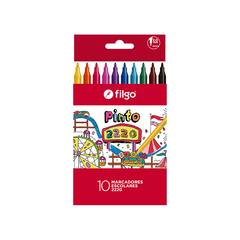  MARCADOR ESCOLAR FILGO PINTO 2220 X10