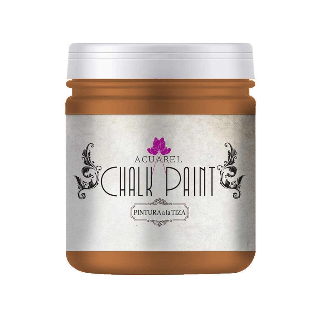  PINTURA A LA TIZA ACUAREL POTE 200  GRAMOS BRONCE