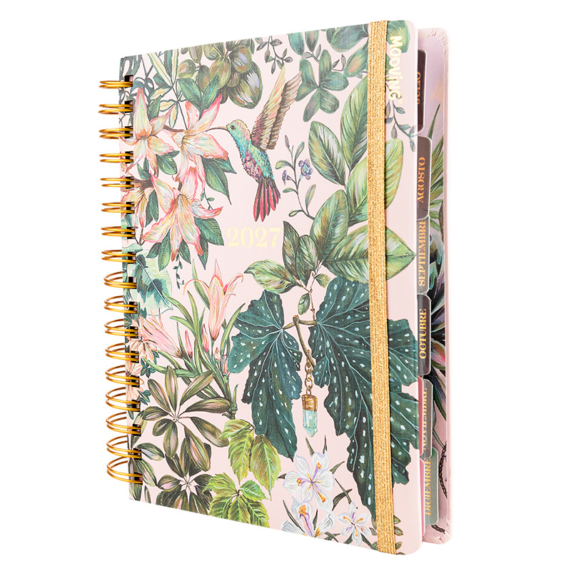  AGENDA MOOVING 16.5 X 22 DÍA POR PAGINA FLORAL