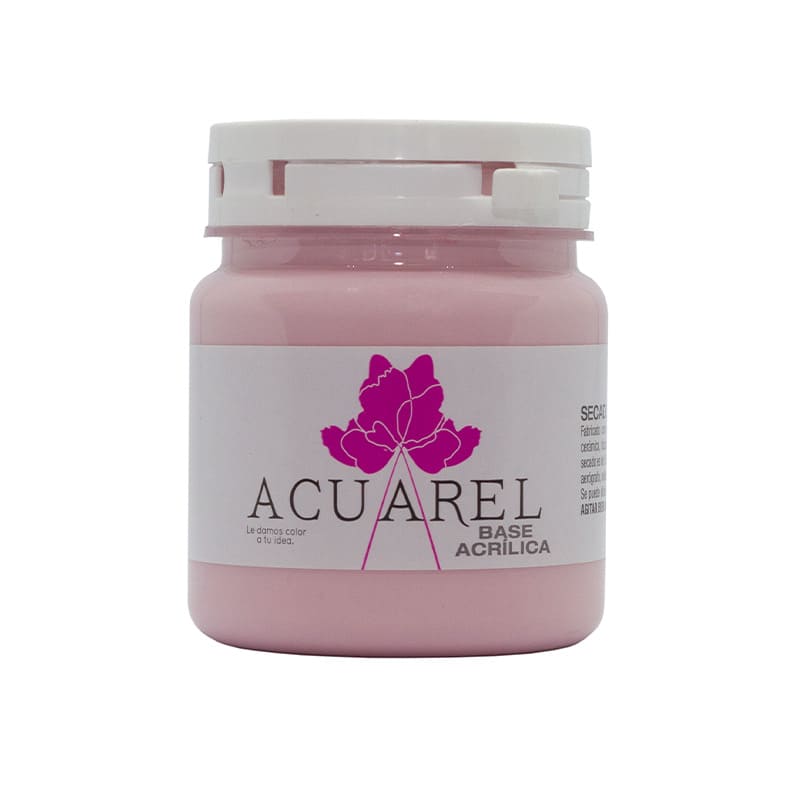  BASE ACRILICA ACUAREL 200CC ROSA BEBE