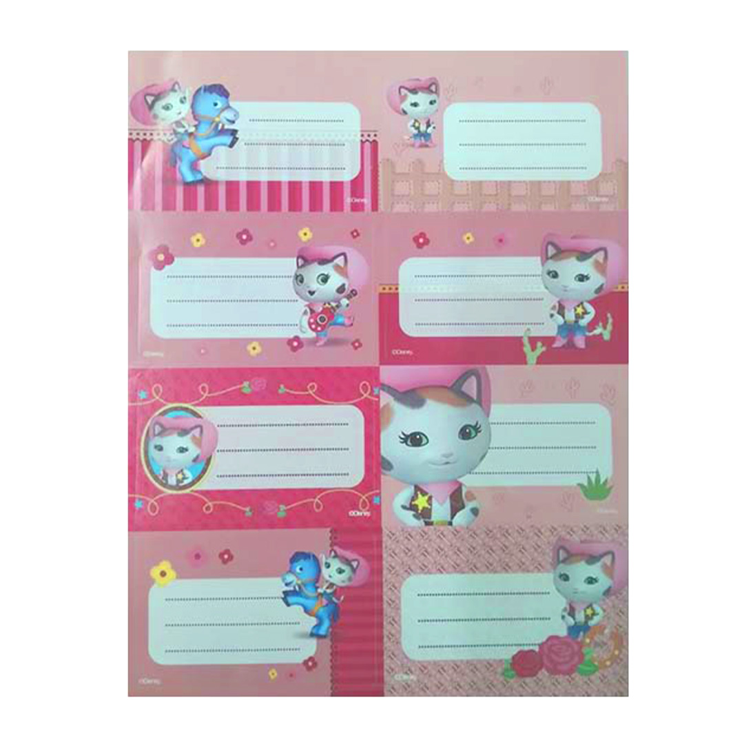  ETIQUETA ESCOLAR PPR SHERIFF CALLIE X16