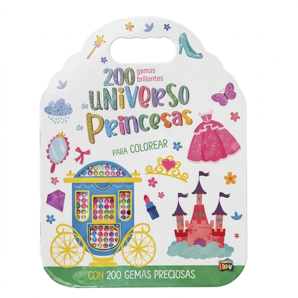  LIBRO PLOW MAS 200 GEMAS PRECIOSAS MIUNIVERSO DE PRINCESAS
