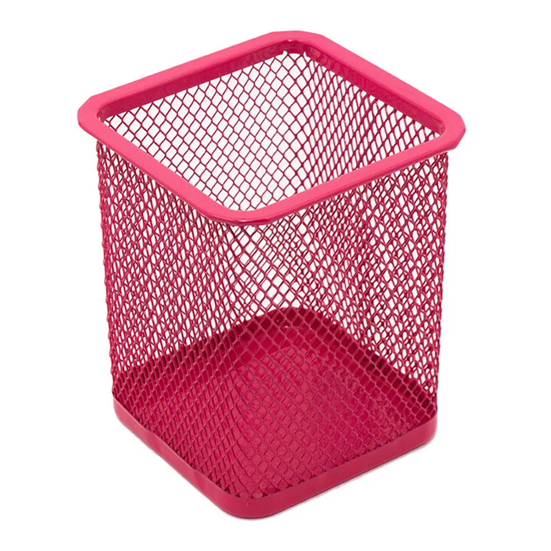  PORTA LAPIZ VALUES CUADRADO 7X9 5 MESHFUCSIA