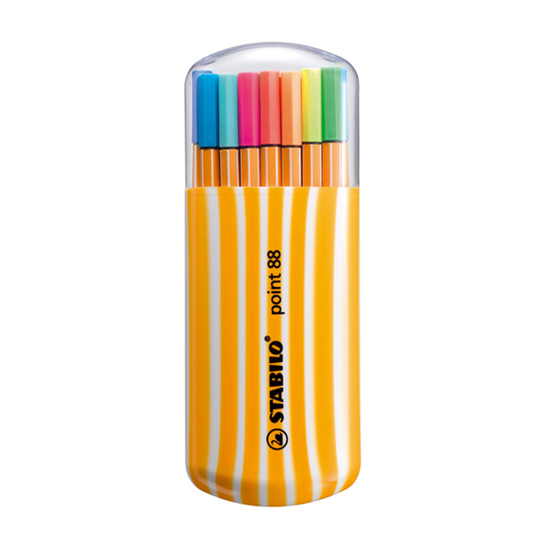  MICROFIBRA STABILO POINT 88 ZEBRA X20;
15+5 NEON