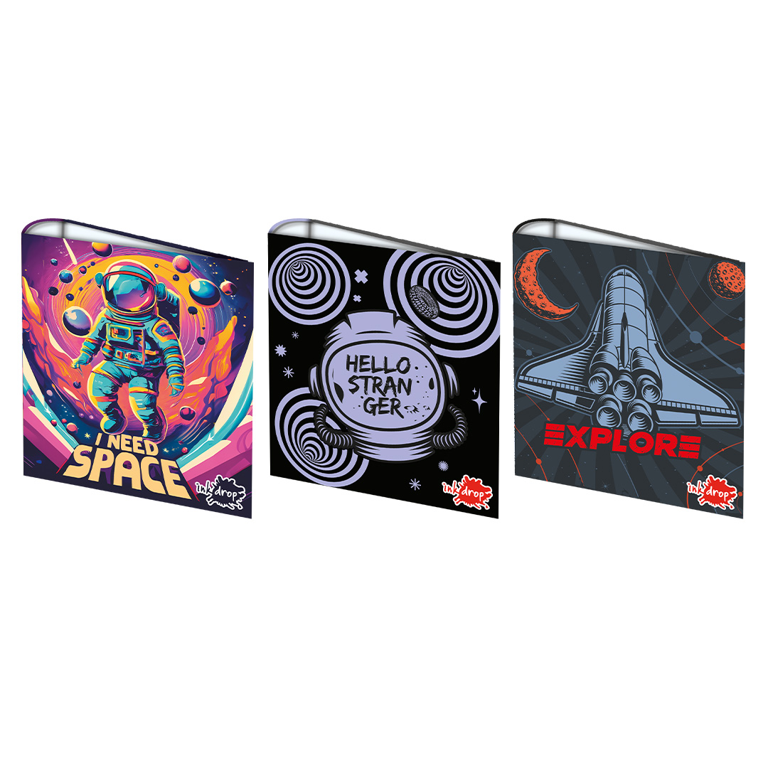  CARPETA ESCOLAR INKDROP 3X40 GALAXY