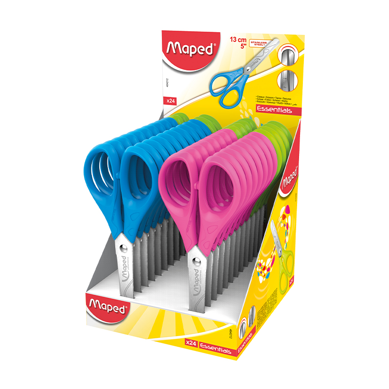  TIJERA MAPED 13CM ESSENTIALS DISPLAY X24