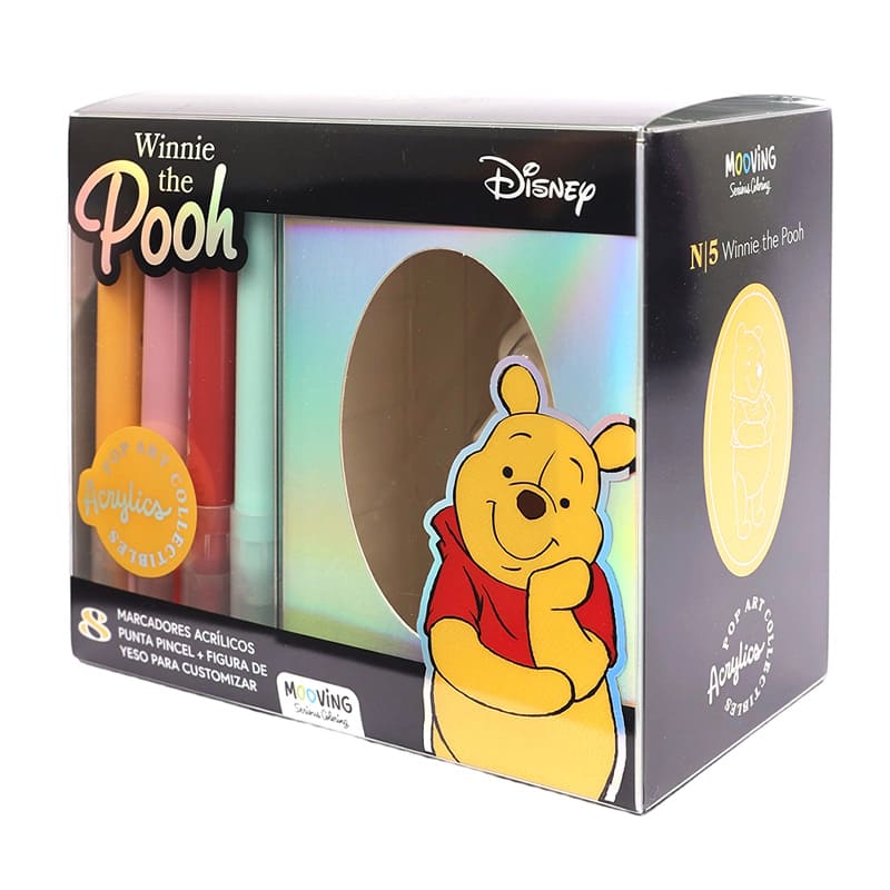  SET MOOVING POP ART COLLECTIBLES POOH