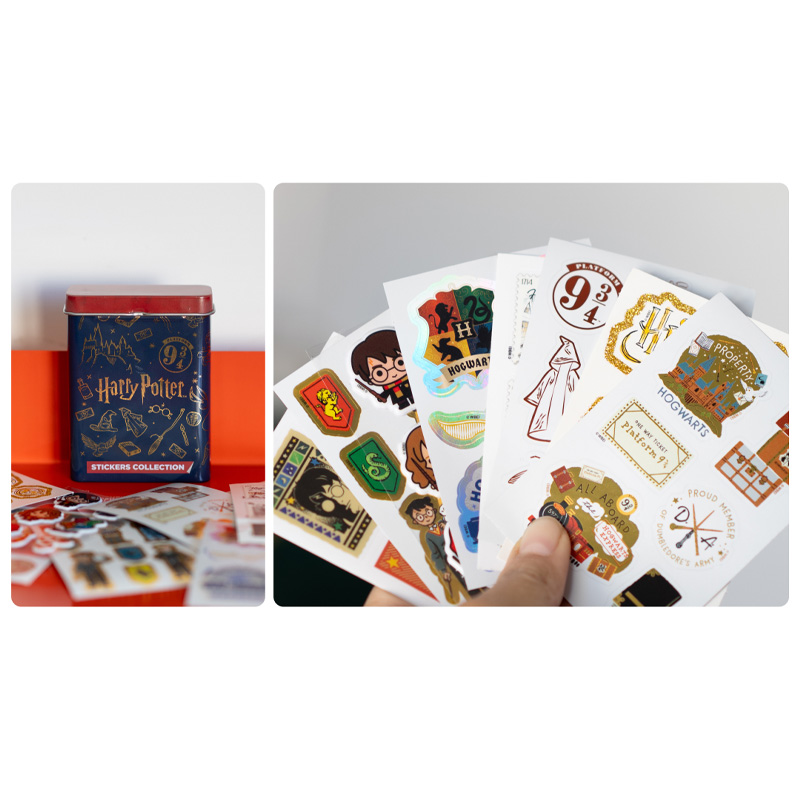  STICKERS LATA WERO HARRY POTTER 8  PLANCHAS PACK X 10