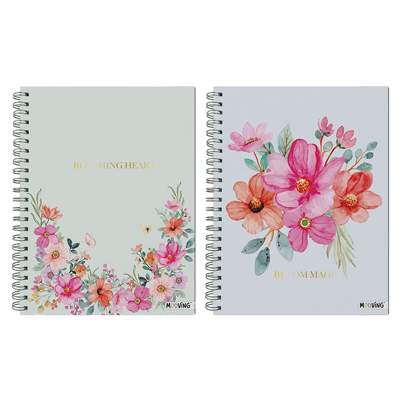  CUADERNO MOOVING A4 TAPA DURA 96 HGARDEN RAYADO