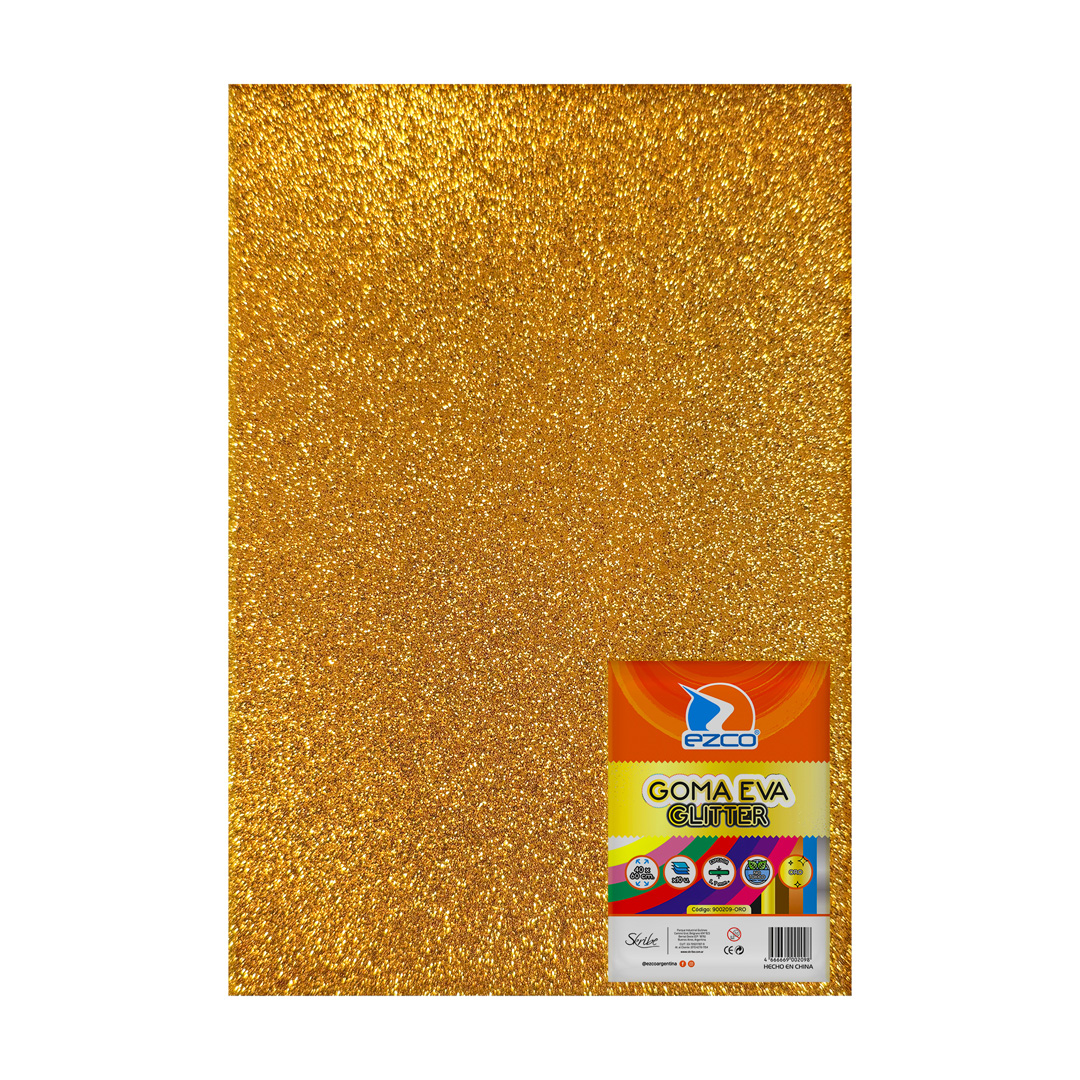  GOMA EVA BRILLO EZCO 40X60 X10 ORO 1.7MM