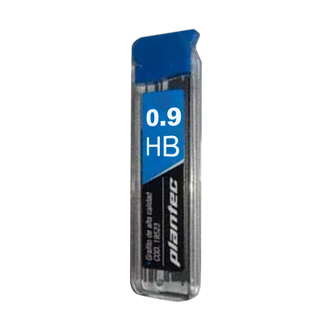  MINA LAPIZ MECANICO PLANTEC HB 0.9MM X20  MINAS CAJA X48