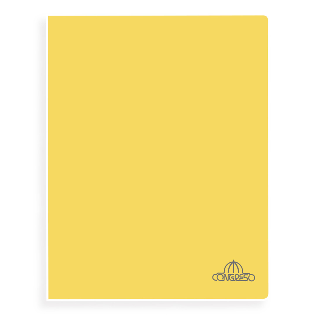  CARPETA CARATULA CONGRESO OFICIO    240GR AMARILLO X100