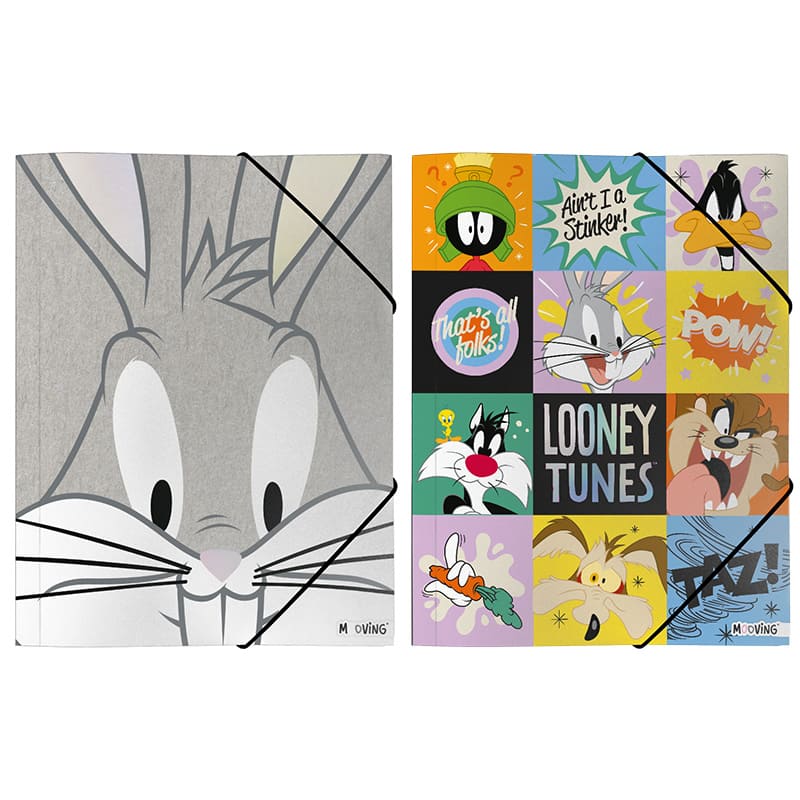  CARPETA 3 SOLAPAS OFICIO MOOVING LOONEY TUNES
