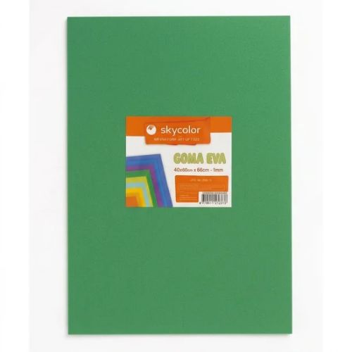  GOMA EVA SKYCOLOR 40X60 X10 VERDE MEDIO 1.6MM