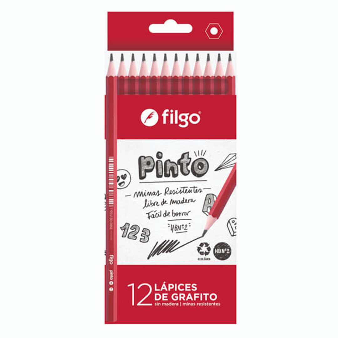  LAPIZ GRAFITO FILGO PINTO HB X12