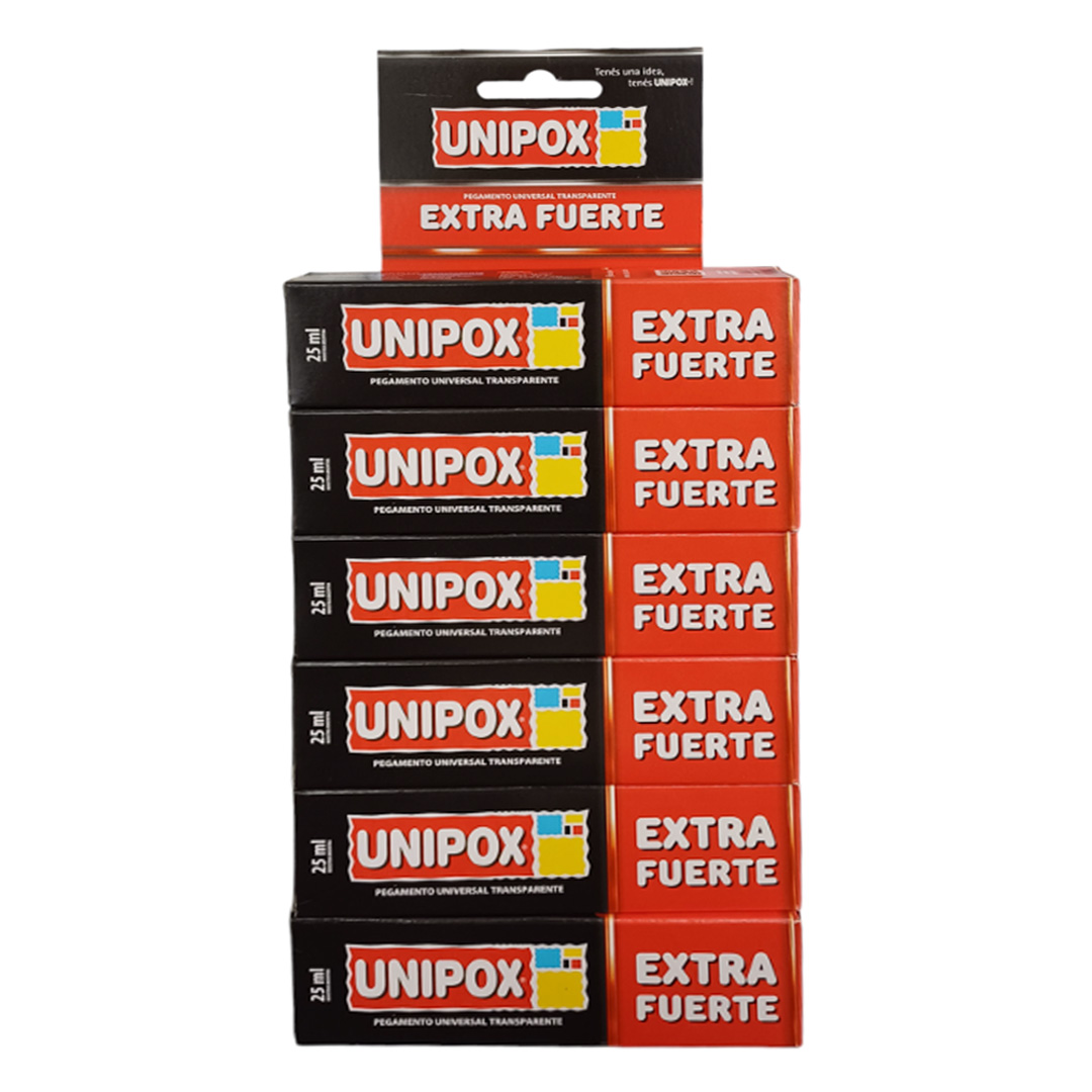  ADHESIVO UNIPOX EXTRAFUERTE TIRA X6
