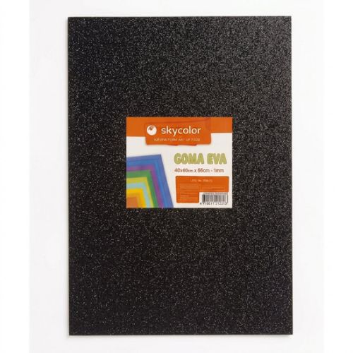  GOMA EVA BRILLO SKYCOLOR 40X60 X10  NEGRA 1.6MM