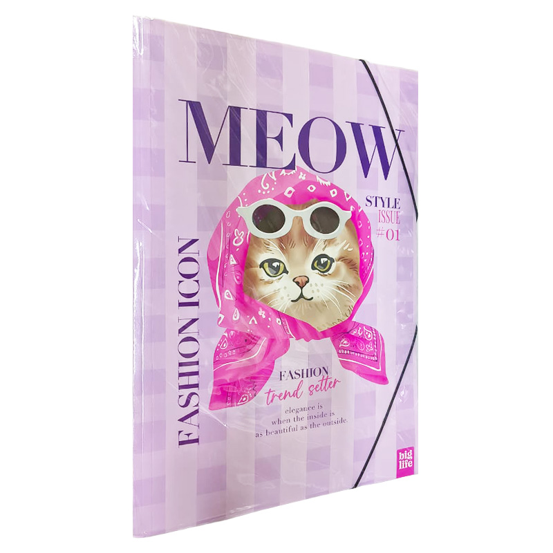  CARPETA 3 SOLAPAS OFICIO PPR GATITO