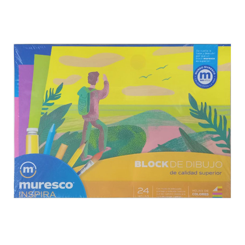  BLOCK N6 MURESCO X 24 HOJAS COLOR  INSPIRA