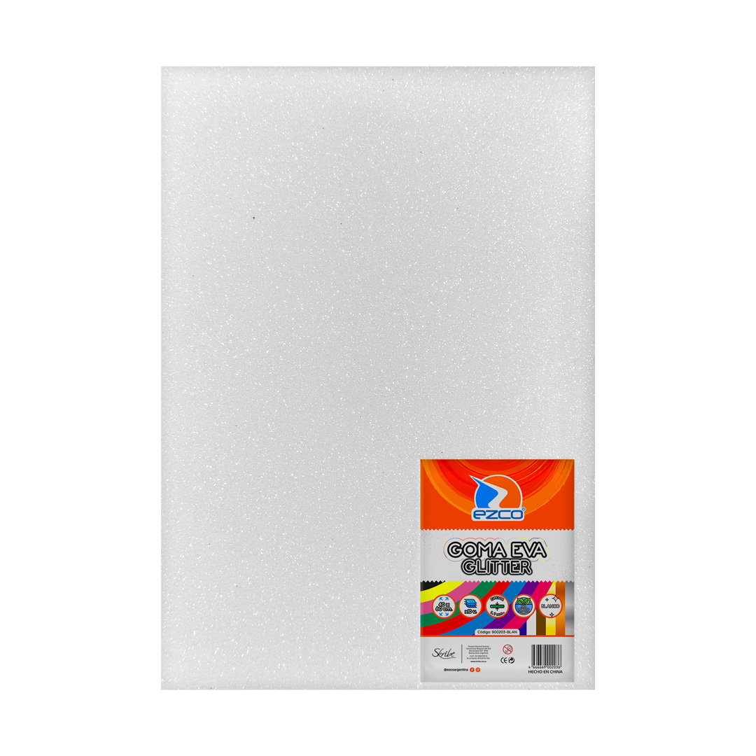  GOMA EVA BRILLO EZCO 40X60 X10 BLANCA1.7MM