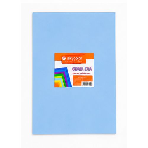  GOMA EVA SKYCOLOR 40X60 X10 CELESTE  1.6MM