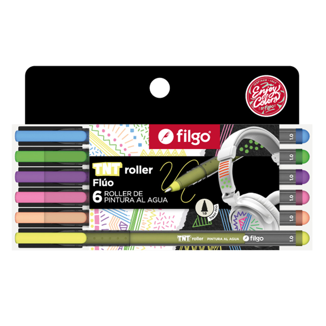  ROLLER PINTURA AL AGUA FILGO TNT FLUOX6