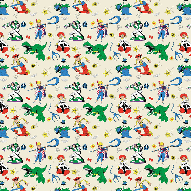  PAPEL AFICHE MURESCO FANTASIA 70X100  X10H TOY STORY DINO RUGE