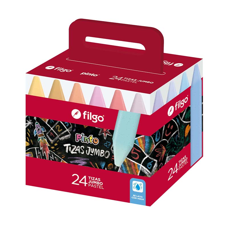  TIZA FILGO JUMBO PASTEL X24