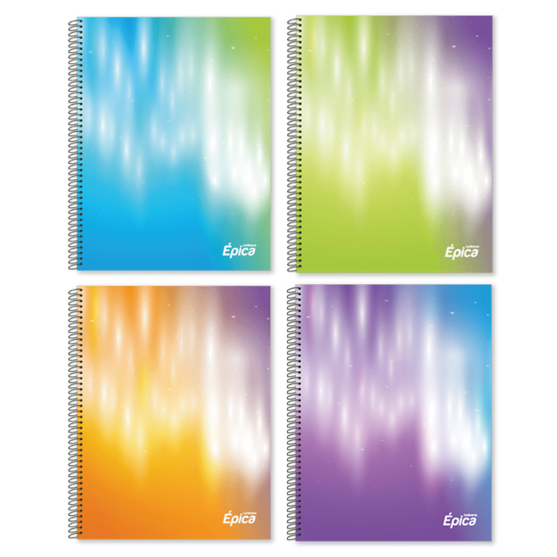  CUADERNO EPICA 21X27 TAPA DURA  TRADICIONAL 60 HOJAS CUADRICULADO