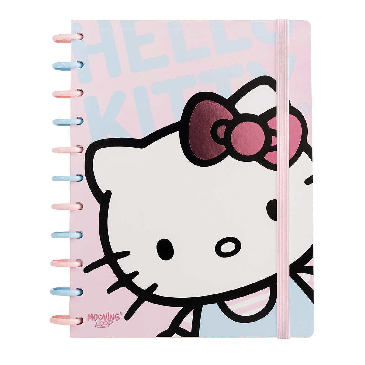  CUADERNO MOOVING LOOP CARTA A DISCOS  HELLO KITTY