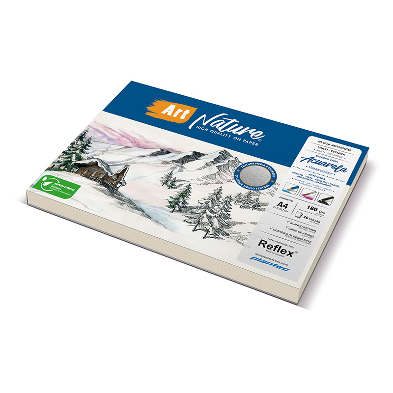  BLOCK DE DIBUJO ART NATURE 180GR A4 X20 HOJAS
