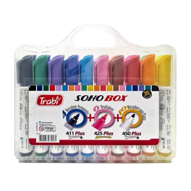  VALIJA TRABI SOHO BOX X20 SURTIDO