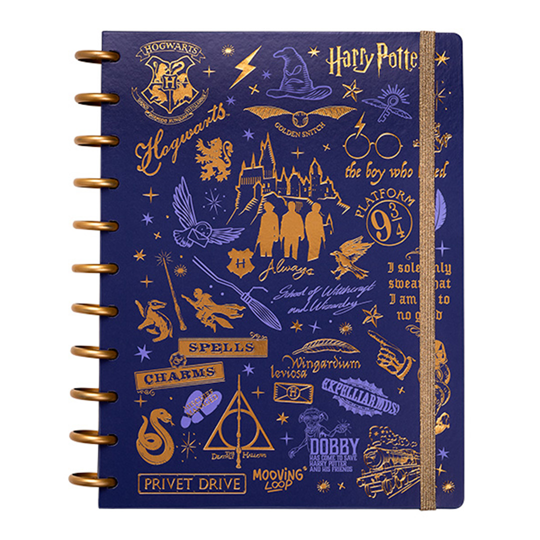  CUADERNO MOOVING LOOP CARTA A DISCOS  HARRY POTTER